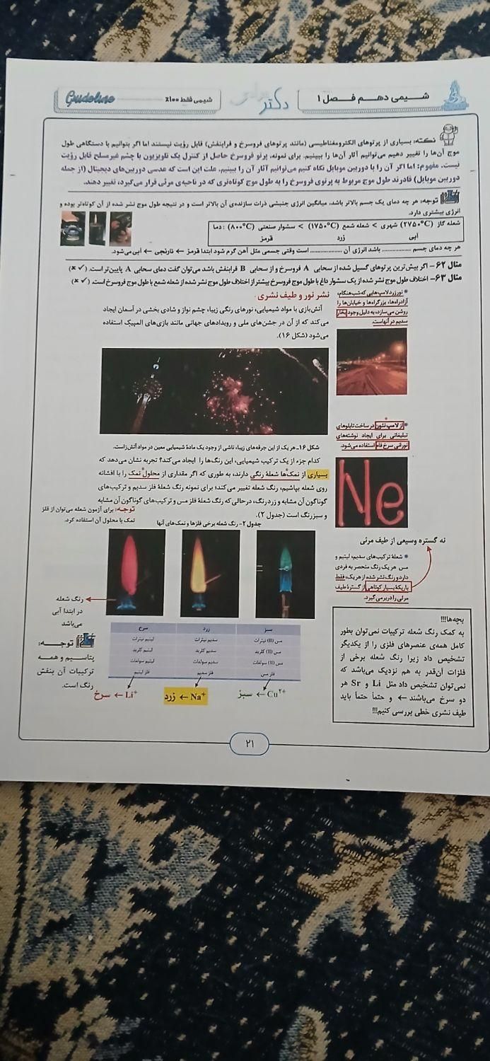 جزوه شیمی دهم استاد مرادی|کتاب و مجله آموزشی|تهران, تهرانپارس غربی|دیوار