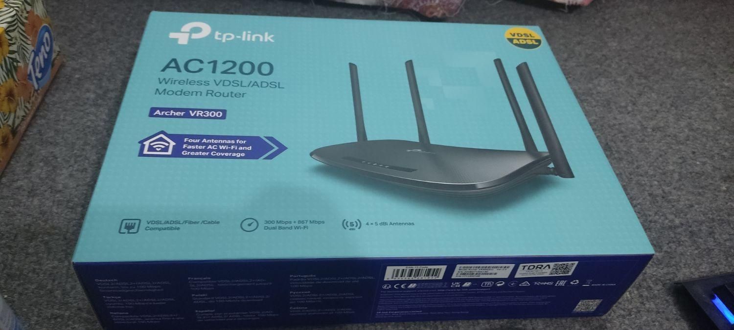 مودم روتر adsl / vdsl TP-Link Archer vr 300|مودم و تجهیزات شبکه|شیراز, بازار|دیوار