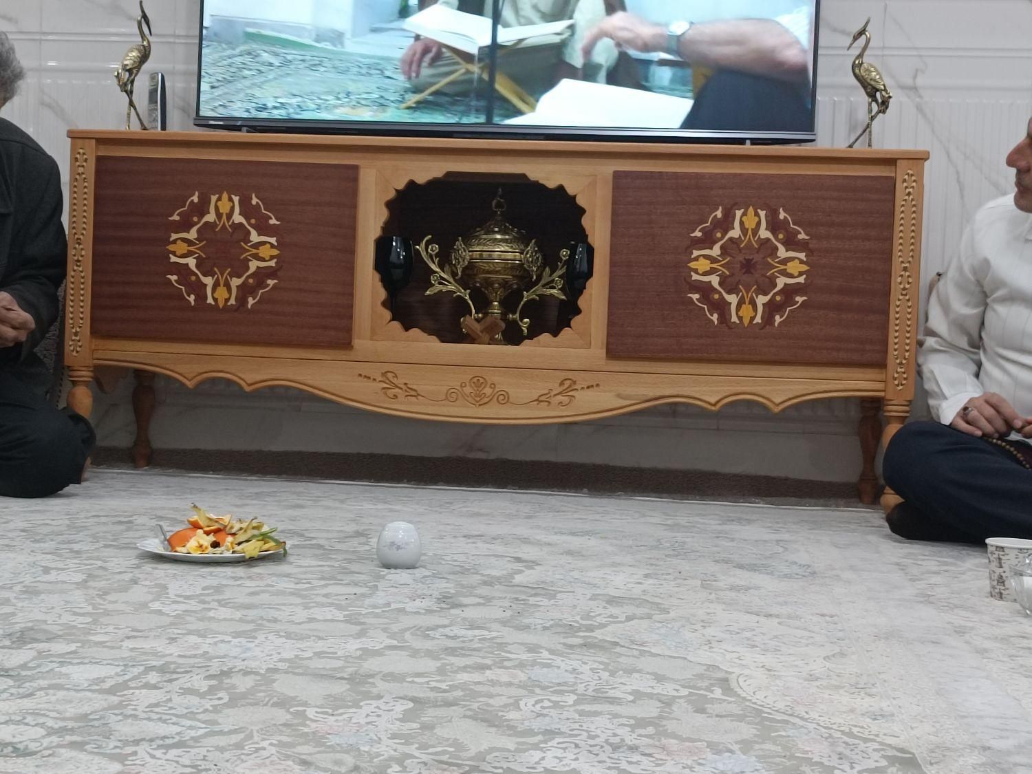ساخت میز TV،ساعت،صندوق،تمام چوب|میز تلویزیون|تهران, آجودانیه|دیوار