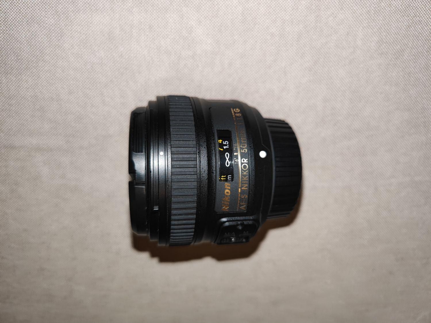 لنز نیکون Nikon af-s Nikkor 50mm f/1.8G|دوربین عکاسی و فیلم‌برداری|تهران, ستارخان|دیوار