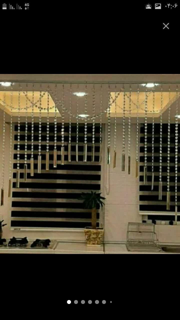 سفارش پرده های زیبا و شیک کریستالی|پرده، رانر، رومیزی|پرند, |دیوار