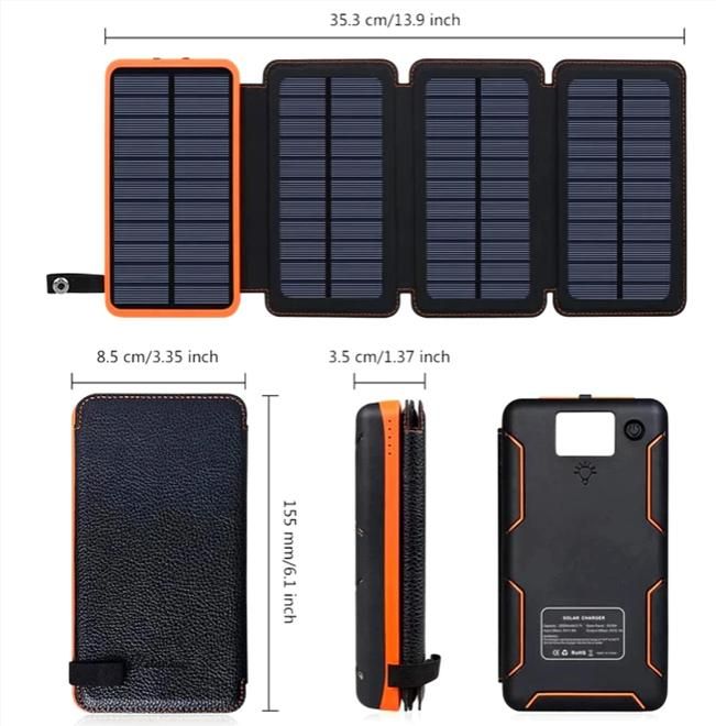 پاوربانک خورشیدی مدل solar|لوازم جانبی موبایل و تبلت|سیاهکل, |دیوار