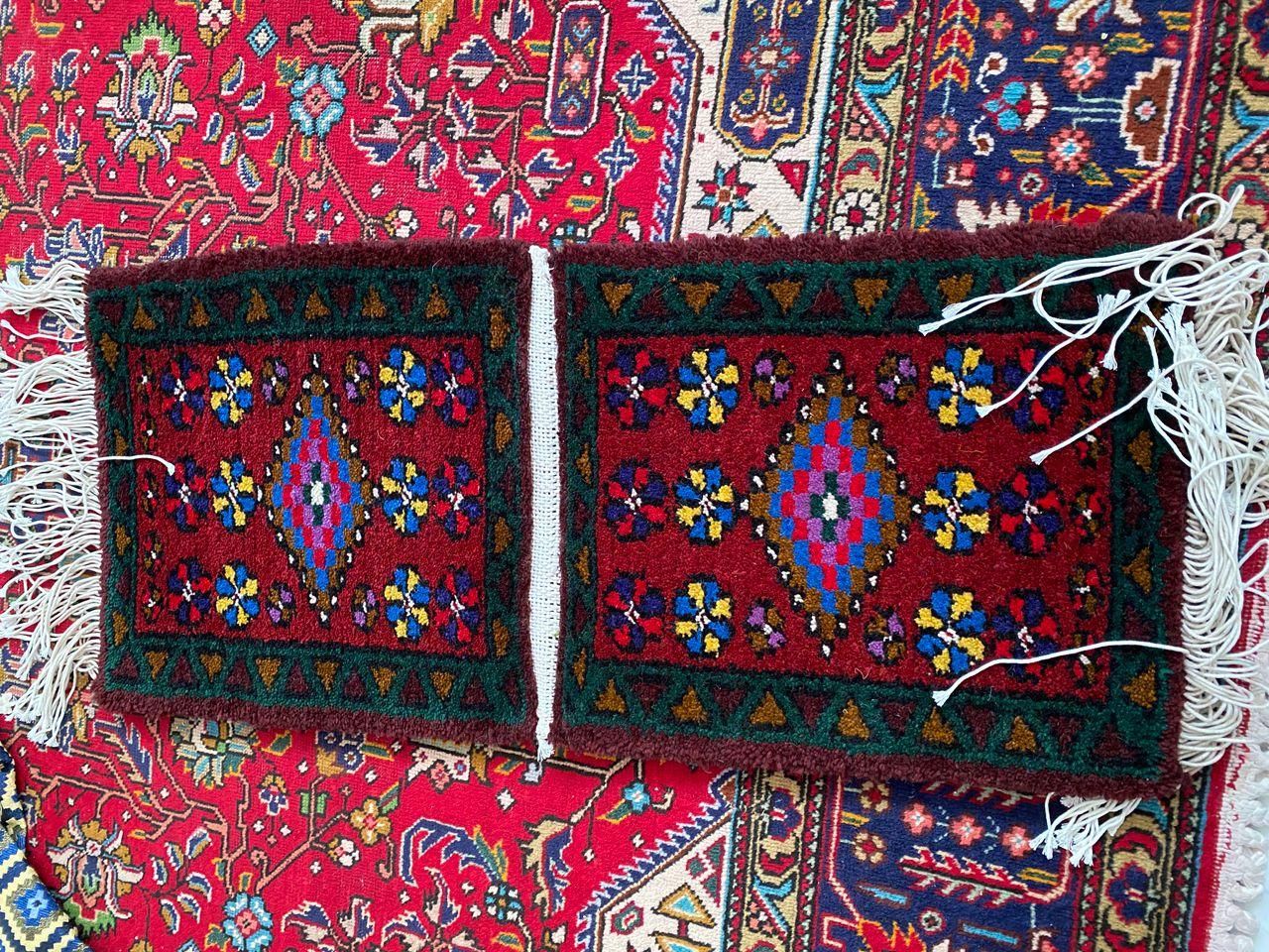 صندل اوستی (روصندلی دست بافت)|پشتی|تبریز, |دیوار