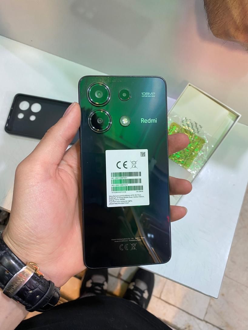 شیائومی Redmi Note 13 با حافظهٔ ۲۵۶ گیگابایت|موبایل|تهران, حکیمیه|دیوار