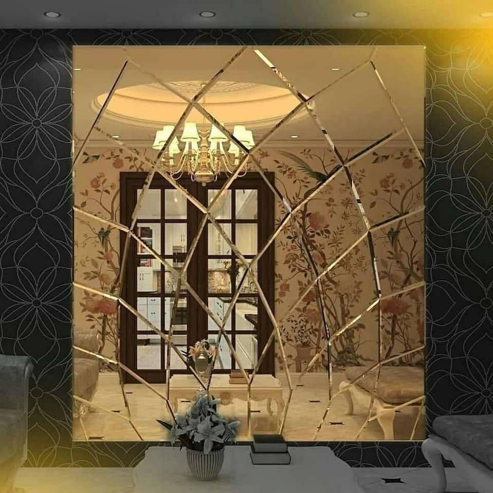 پخش و اجرای آینه دکوراتیو/بک لایت دفرمه|آینه|قدس, |دیوار