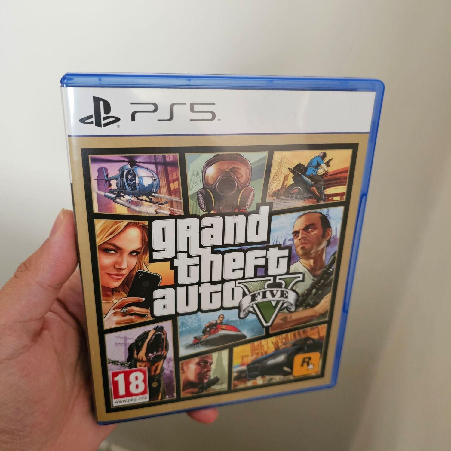 دیسک بازی GTA V برای PS5|کنسول، بازی ویدئویی و آنلاین|تهران, ارامنه|دیوار