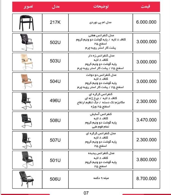 صندلی اداری میز کانتر مدل 852|دفتر کار|رشت, بازار|دیوار