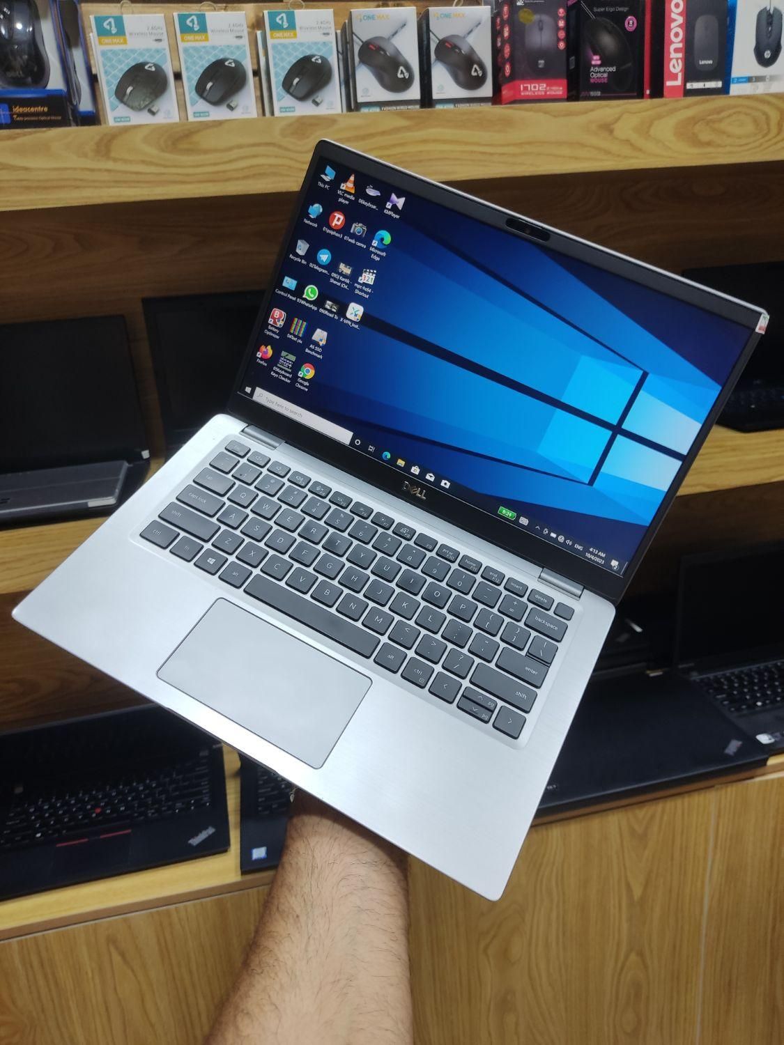 لمسیDell 7310 i7نسل۱۰ رم۱۶/هارد512ssd/سیلور/باریک|رایانه همراه|تهران, دیلمان|دیوار