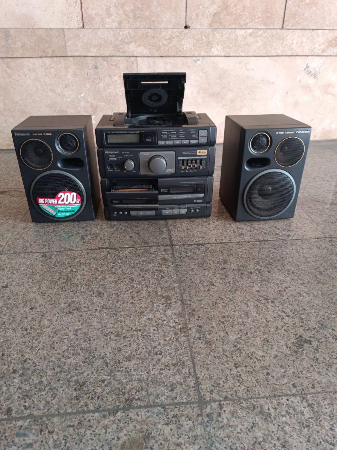 پاناسونیک دو کاست و cd|سیستم صوتی خانگی|تهران, قبا|دیوار