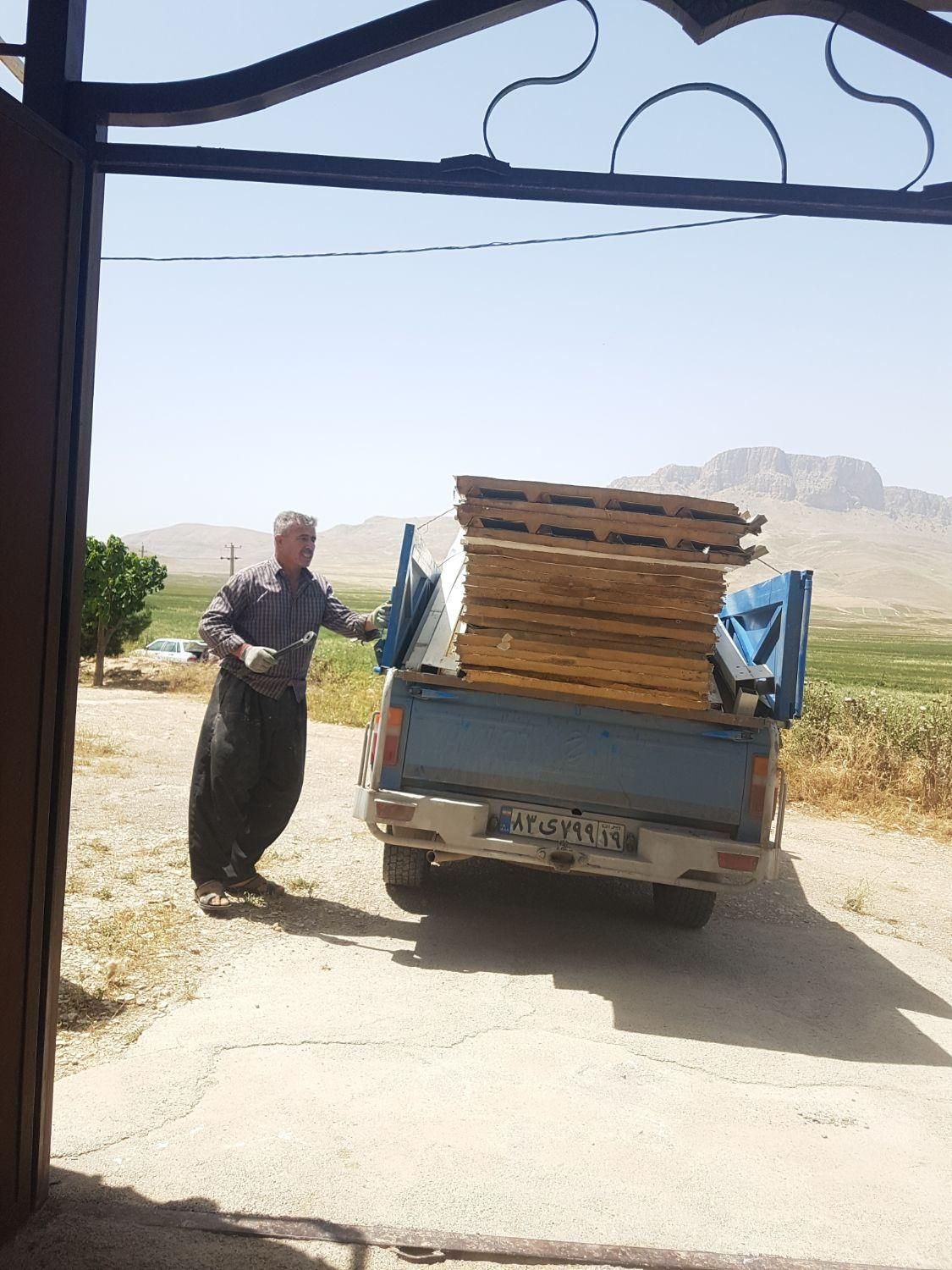 ۴در۴ کانکس ساندویچ پنل کف بتنی بازشده تمیز|مصالح و تجهیزات ساختمان|سرپل ذهاب, |دیوار