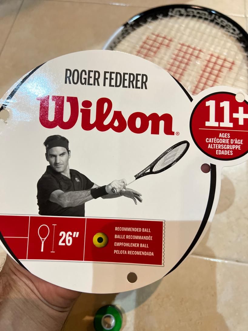 راکت تنیس Wilson سایز ۲۶ Junior همراه با گریپ|ورزش‌های توپی|تهران, قیطریه|دیوار