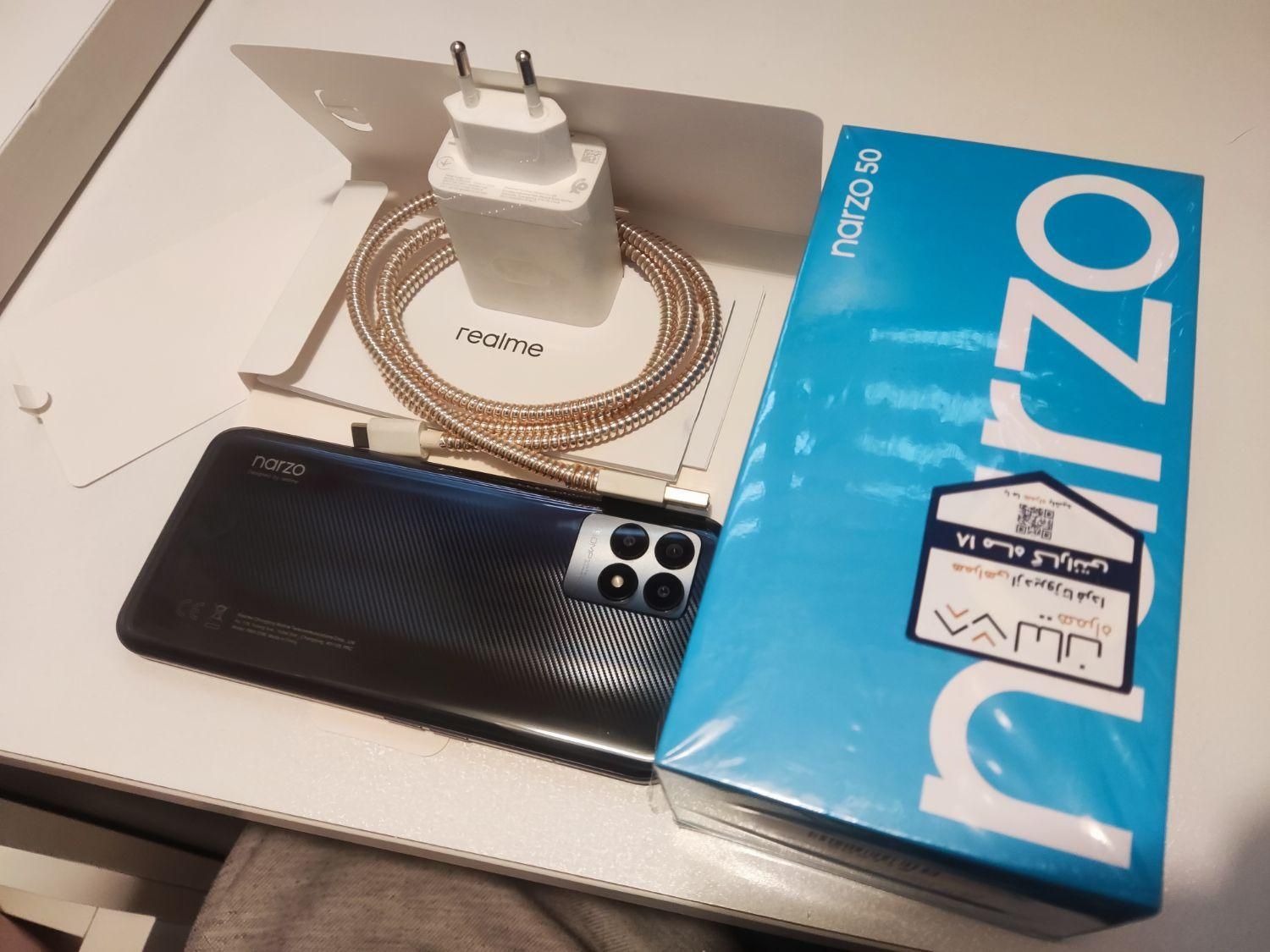 گوشی موبایل ریلمی نارزو ۵۰ realme narzo 50 128G|موبایل|تهران, پلیس|دیوار