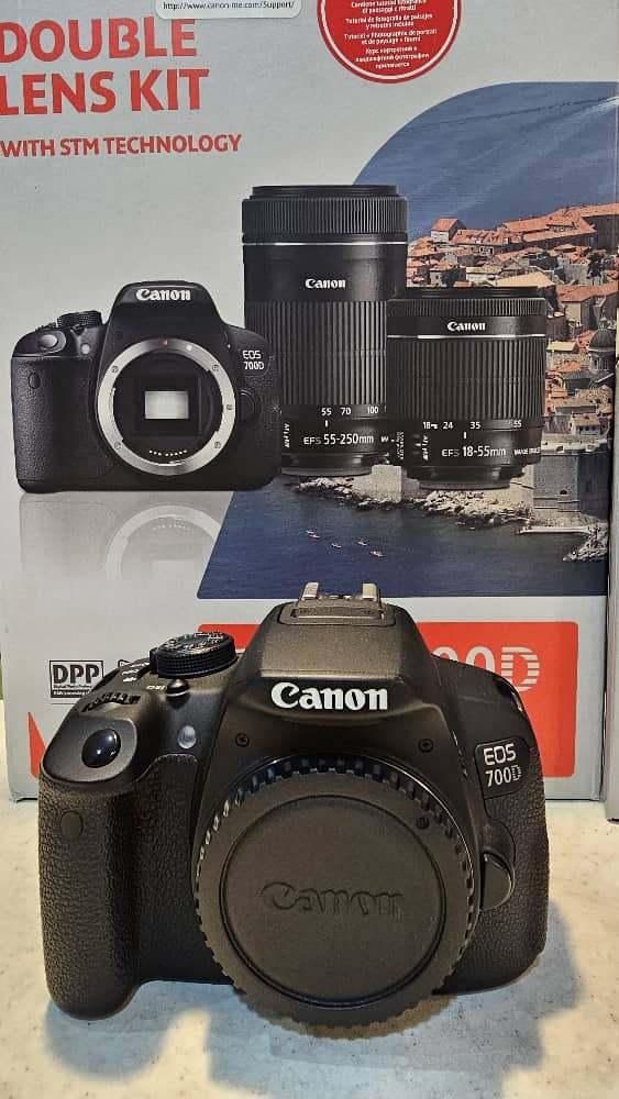 دوربین عکاسی Canon 700D Made in Japan+Kit 2 Lens|دوربین عکاسی و فیلم‌برداری|تهران, یوسف‌آباد|دیوار