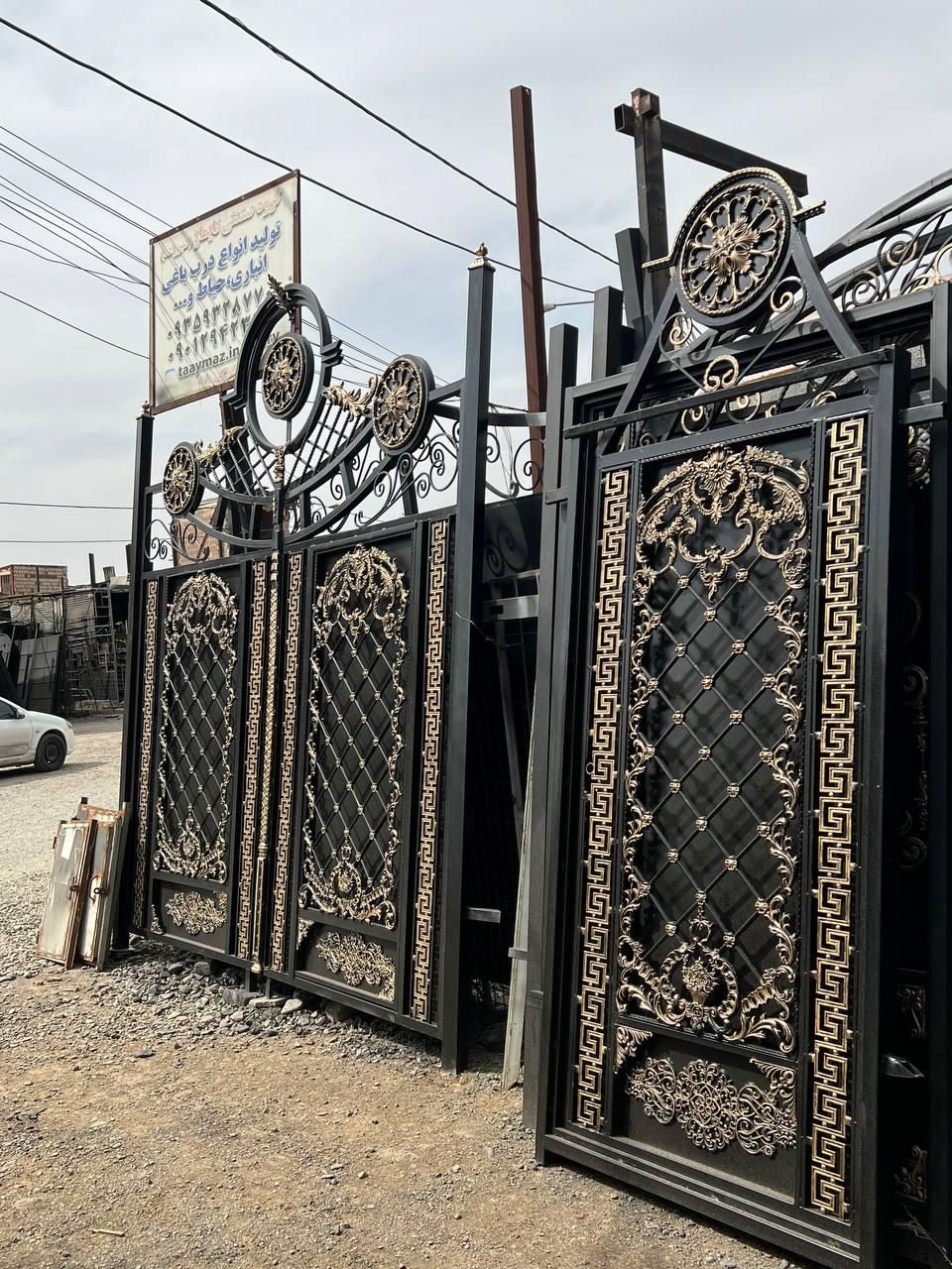 درب باغ باغی کد 2120 شاخ گوزنی  حفاظ رو دیواری|عمده‌فروشی|شیراز, رکن‌آباد|دیوار
