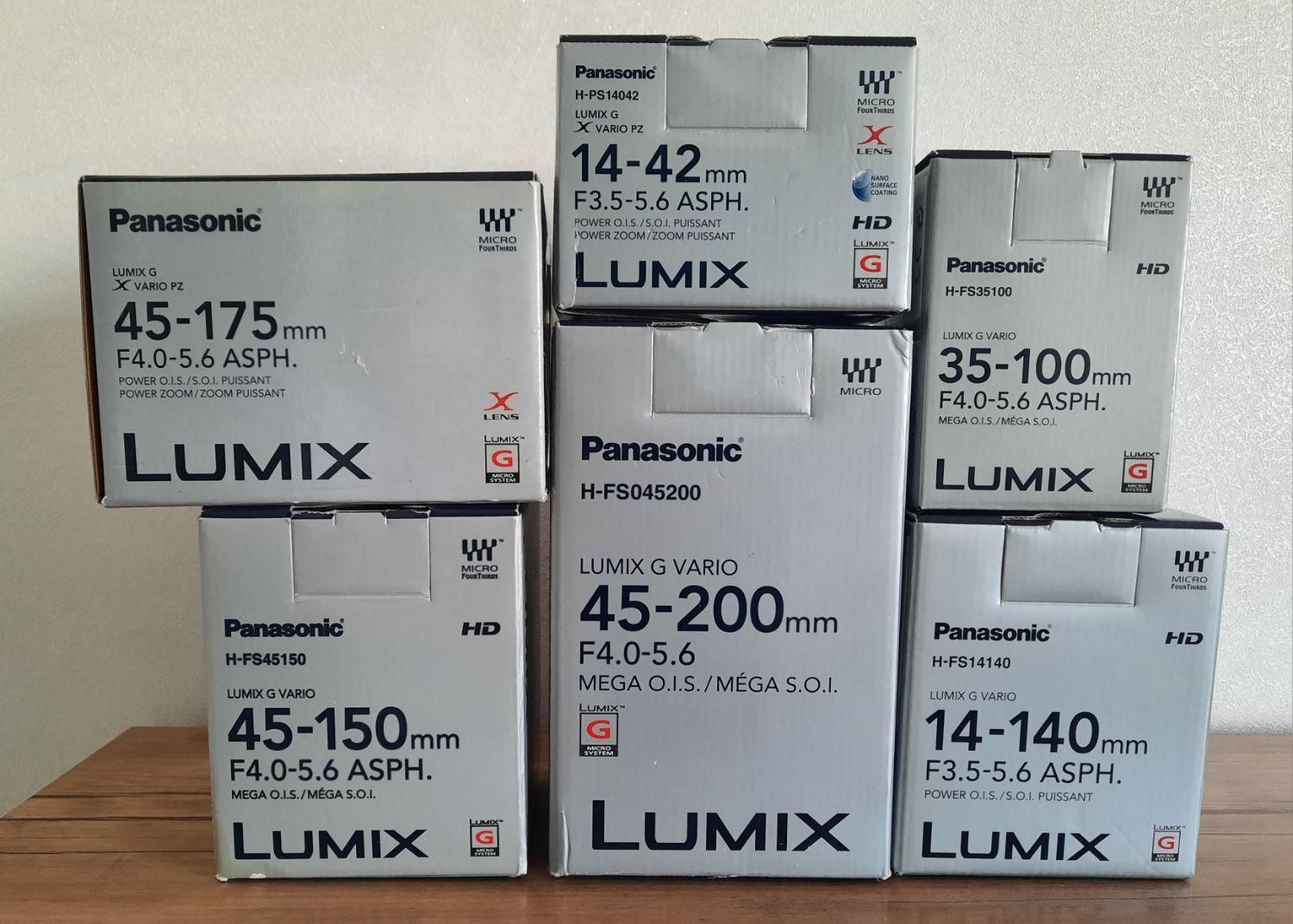 لنزهای مانت میکرو چهار سوم 4/3 Panasonic MFT|دوربین عکاسی و فیلم‌برداری|تهران, صادقیه|دیوار