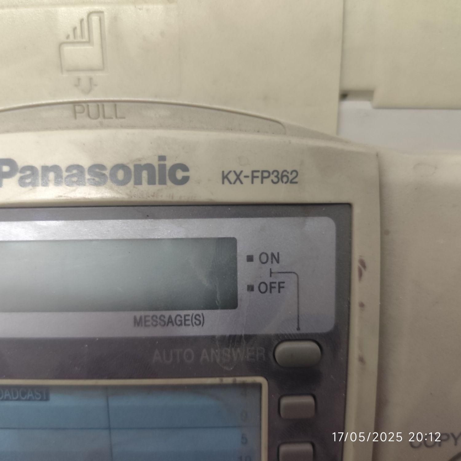 فکس پاناسونیک kx-FP362|پرینتر، اسکنر، کپی، فکس|تهران, جیحون|دیوار