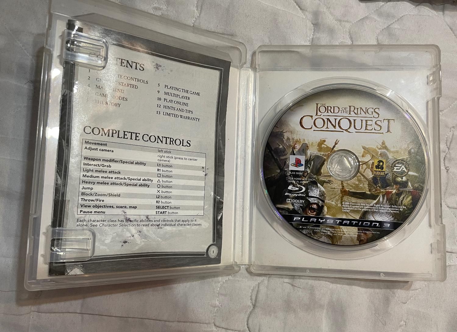 دیسک بازی The lord of the rings conquest برای PS3|کنسول، بازی ویدئویی و آنلاین|تهران, شهرک ژاندارمری|دیوار