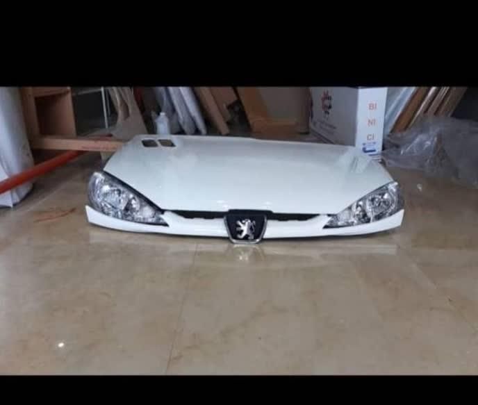 کاپوت۲۰۶گلگیرسپردیاق درب موتور 206سینی فن چراغ|قطعات یدکی و لوازم جانبی|قم, دانش|دیوار