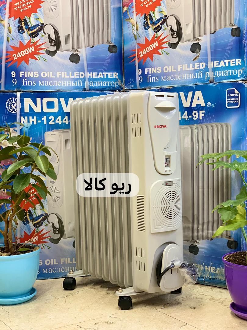 شوفاژ برقی ۹پره نوا فن دار NOVA|آبگرمکن، پکیج، شوفاژ|تهران, امین حضور|دیوار