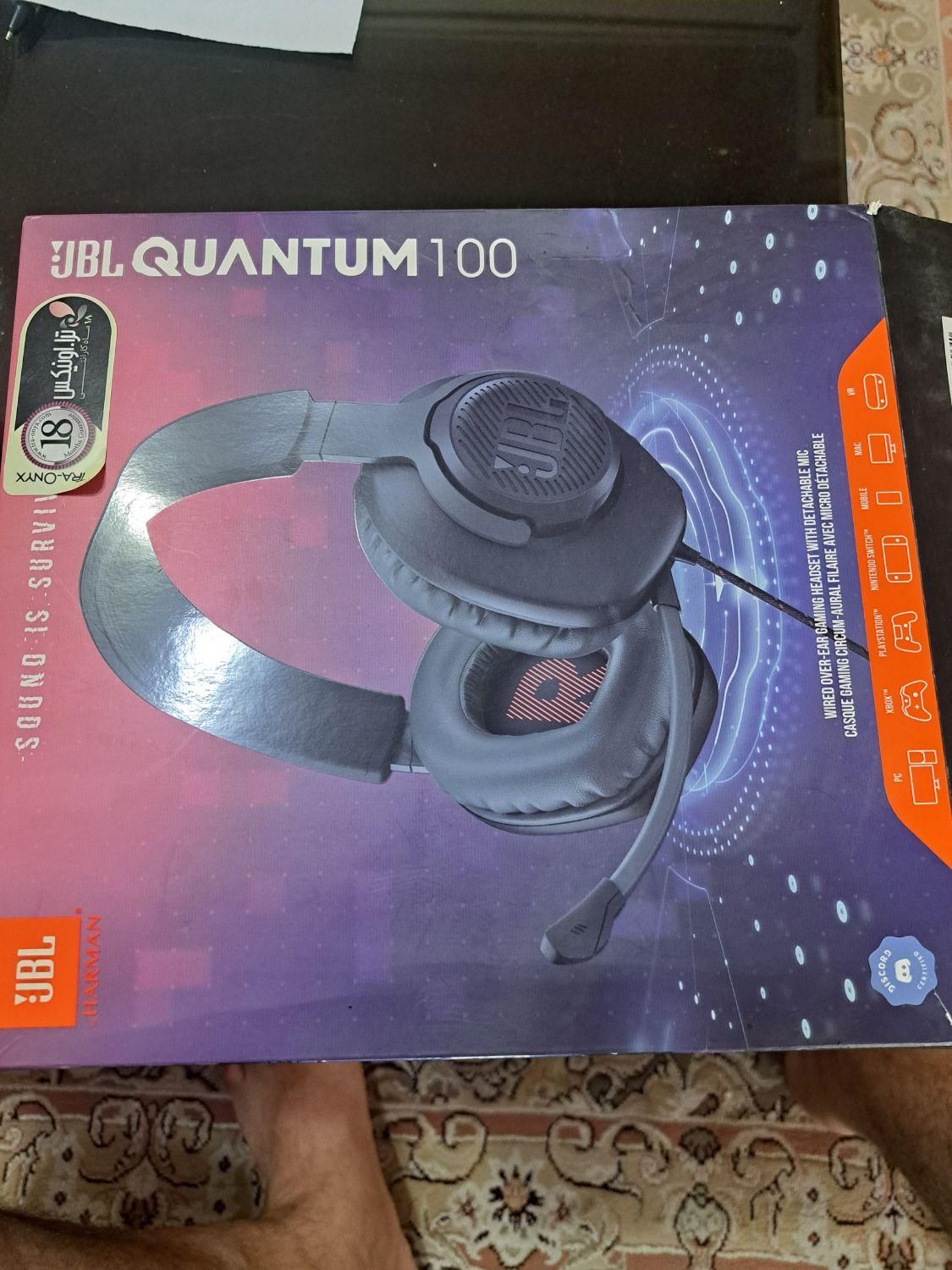 هدست jbl quantum 100 اصل|قطعات و لوازم جانبی رایانه|تهران, قصر فیروزه ۲|دیوار