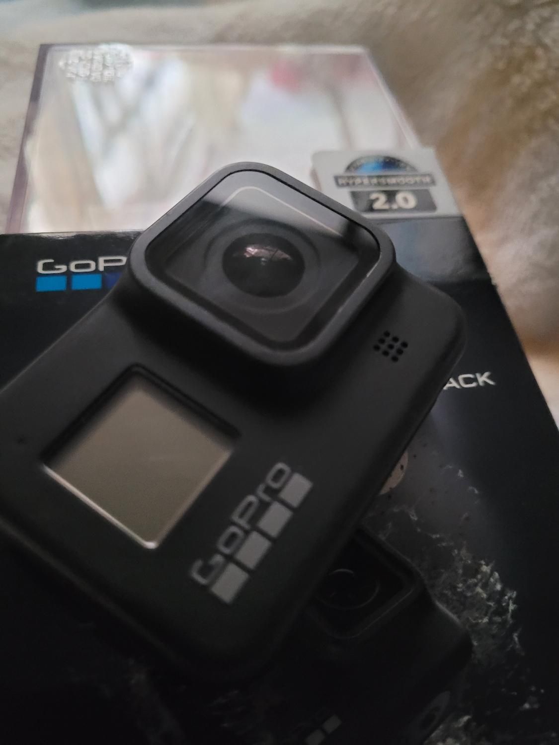 گوپرو بلک هرو ۸ gopro black hero با باطری اضافه|دوربین عکاسی و فیلم‌برداری|تهران, شهرک نفت (منطقه ۱)|دیوار