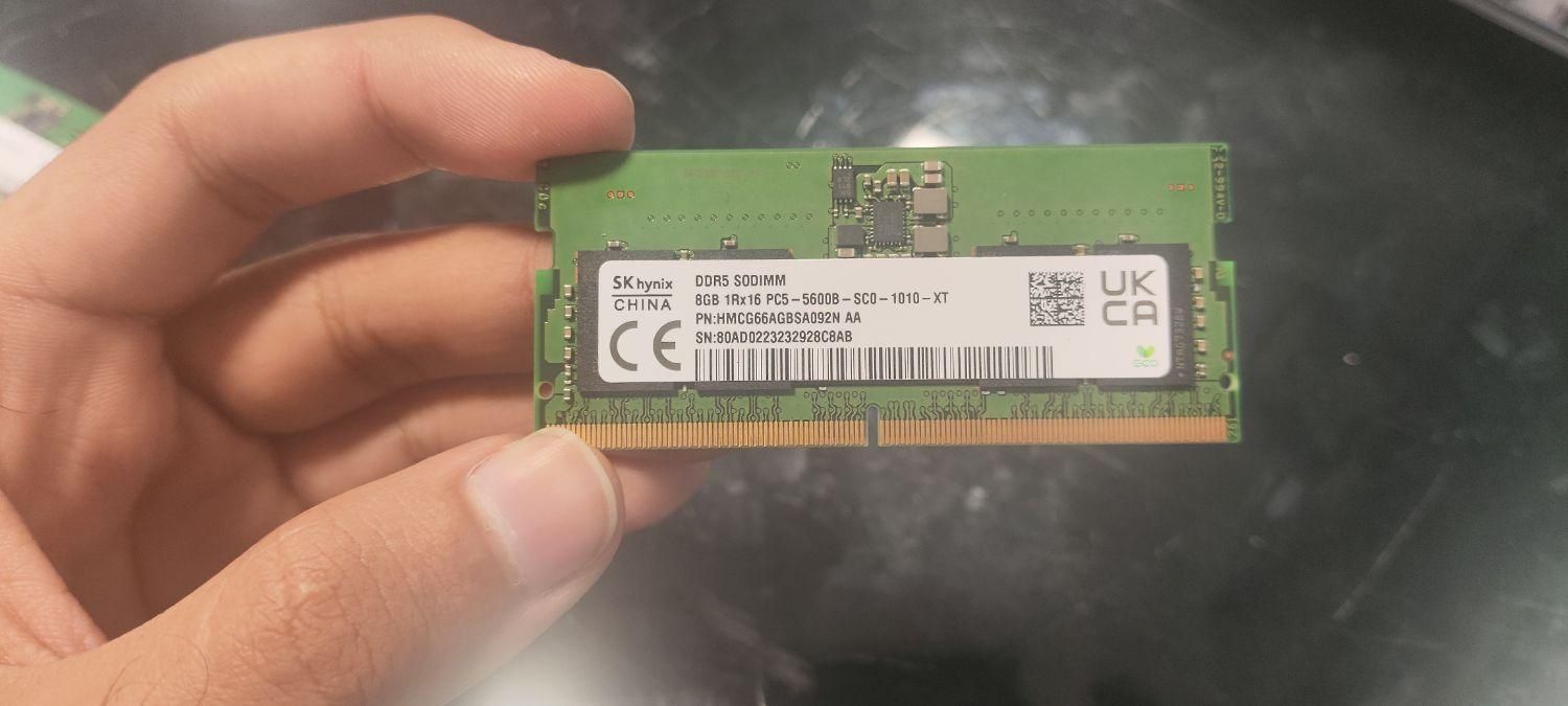 ۴ عدد رم ۸ گیگابایت DDR5 لپتاپ|قطعات و لوازم جانبی رایانه|تهران, امامزاده قاسم|دیوار
