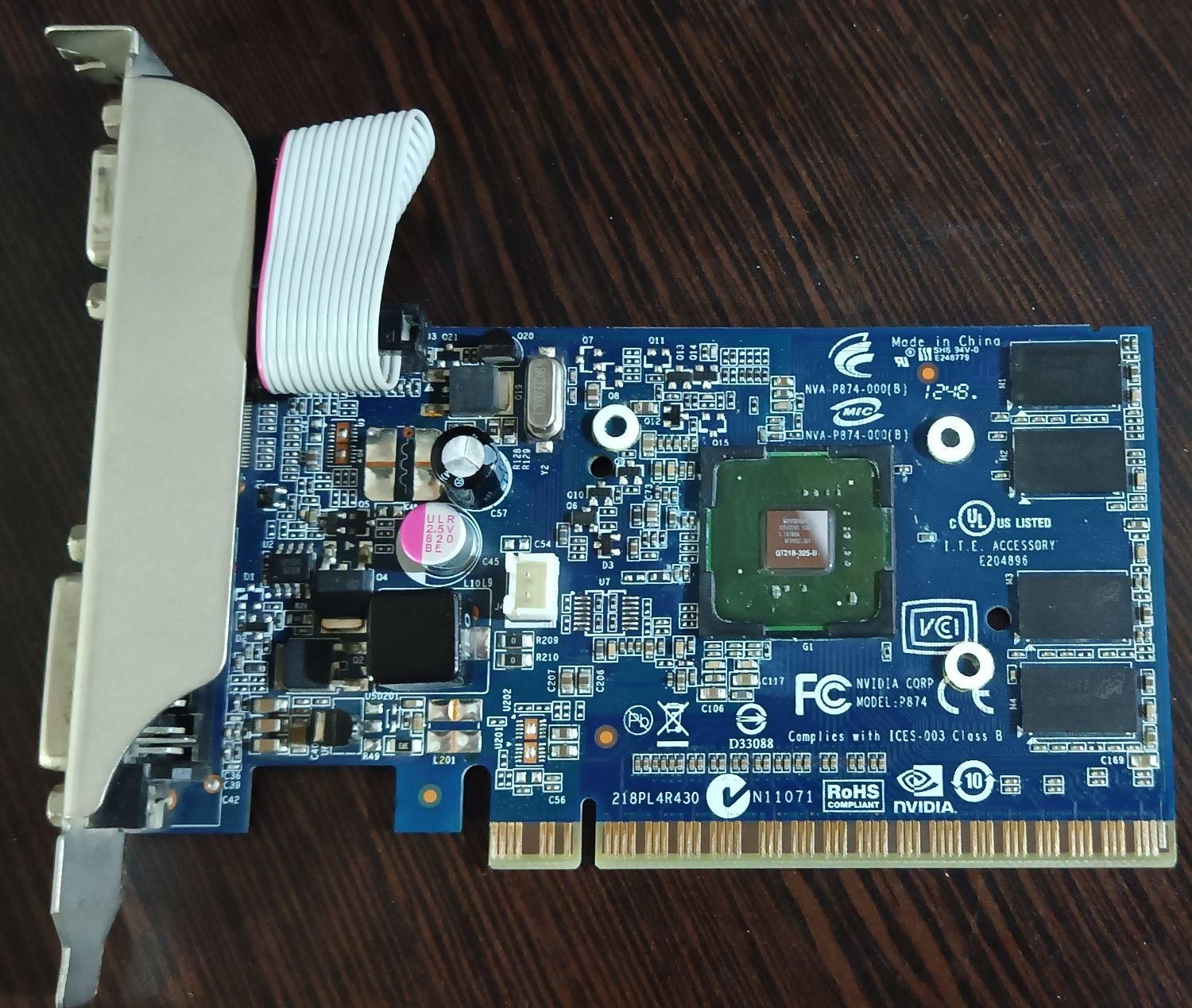 کارت گرافیک Nvidia Geforce 210 یک گیگ|قطعات و لوازم جانبی رایانه|زابل, |دیوار