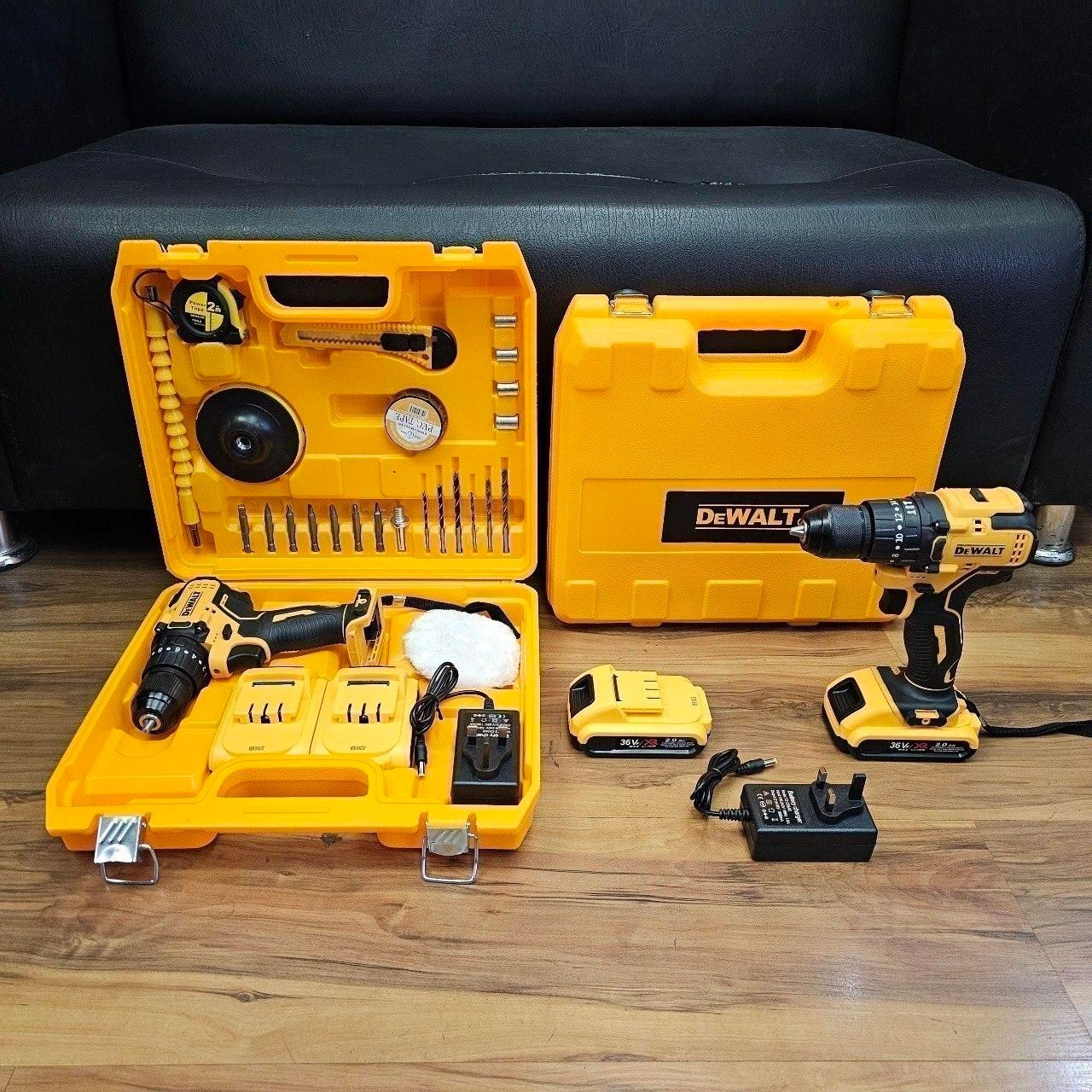 دریل شارژی چکشی براشلس با پد پولیش دیوالت DEWALT|ابزارآلات|تهران, سنگلج|دیوار