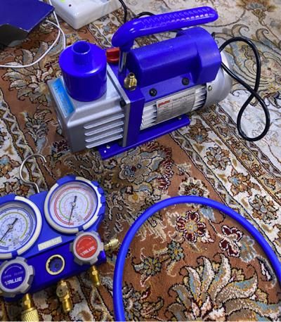 شارژ گازکولر ماشین با ترازو ۹۰۰هزار با گاز کولیب|خدمات موتور و ماشین|تهران, جنت‌آباد جنوبی|دیوار