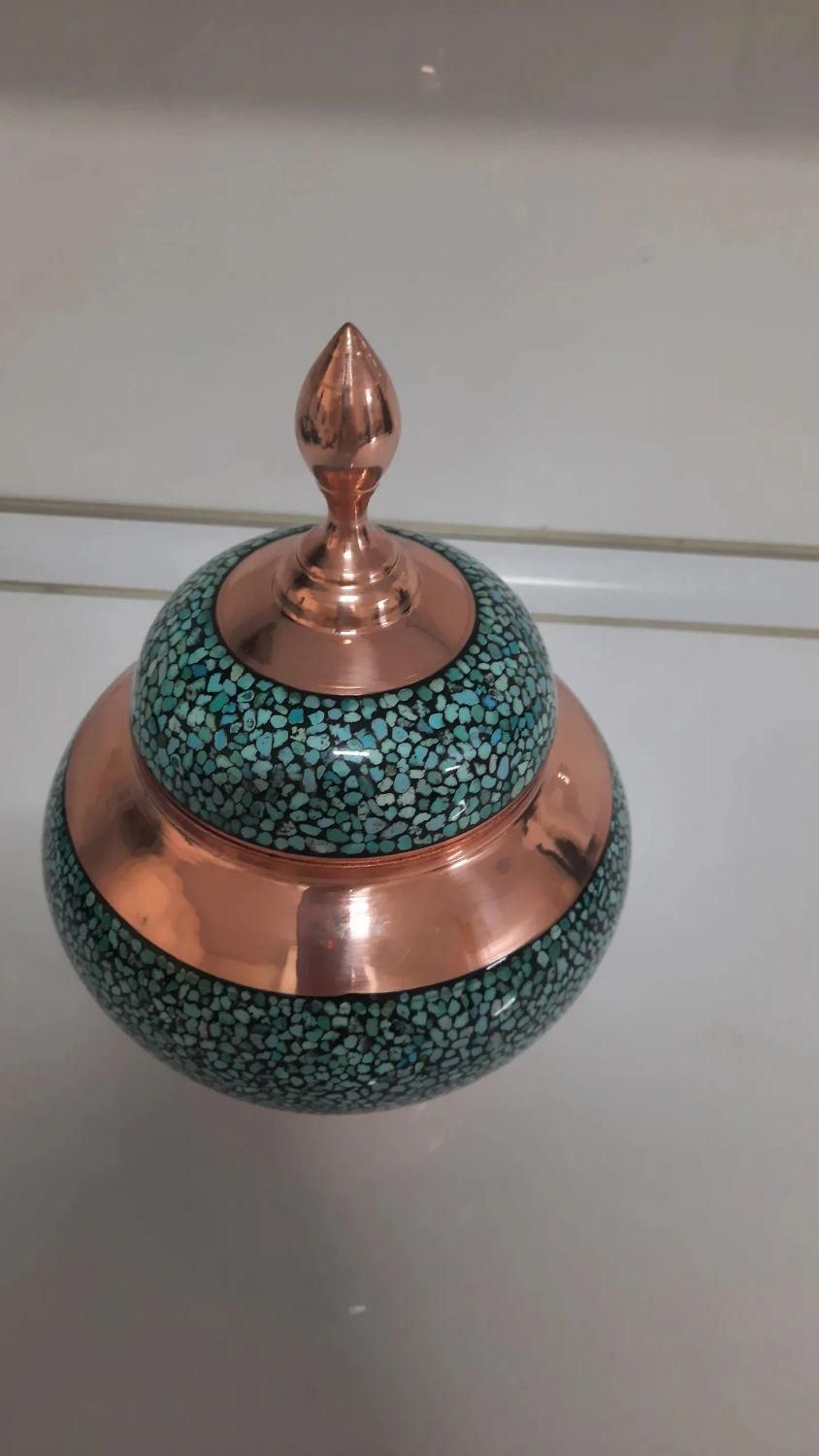 قندان سیبی فیروزه کوبی|صنایع دستی و سایر لوازم تزئینی|تهران, عبدل‌آباد|دیوار