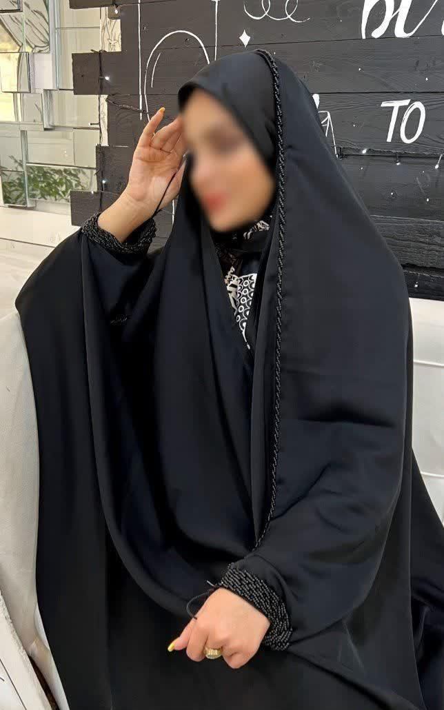 چادر مشکی عربی جده جواهردوزی پریسیما ندا اصل|لباس|مشهد, وحدت|دیوار