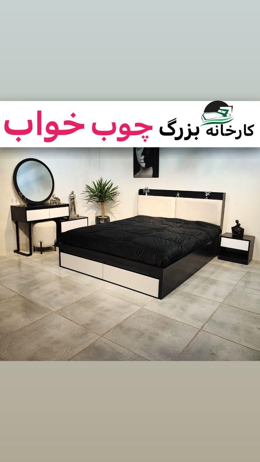 سرویس خواب دو نفره .تخت .تشک . لوگانو|تخت و سرویس خواب|مشهد, بهمن|دیوار