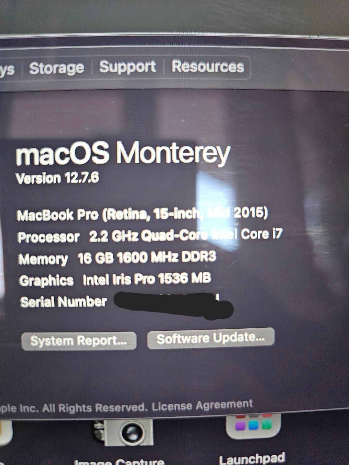 لپ تاپ Macbook Pro 2015 اپل Apple|رایانه همراه|تهران, نیاوران|دیوار