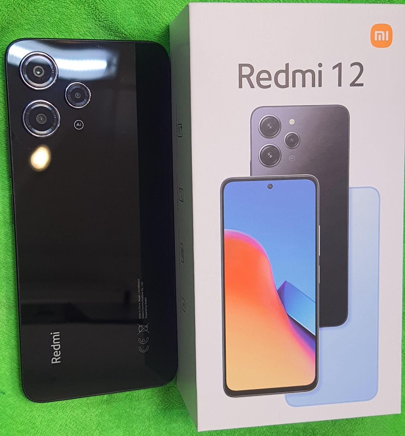 شیائومی redmi 12 با حافظهٔ ۲۵۶ گیگ و رم 8|موبایل|تهران, دولاب|دیوار