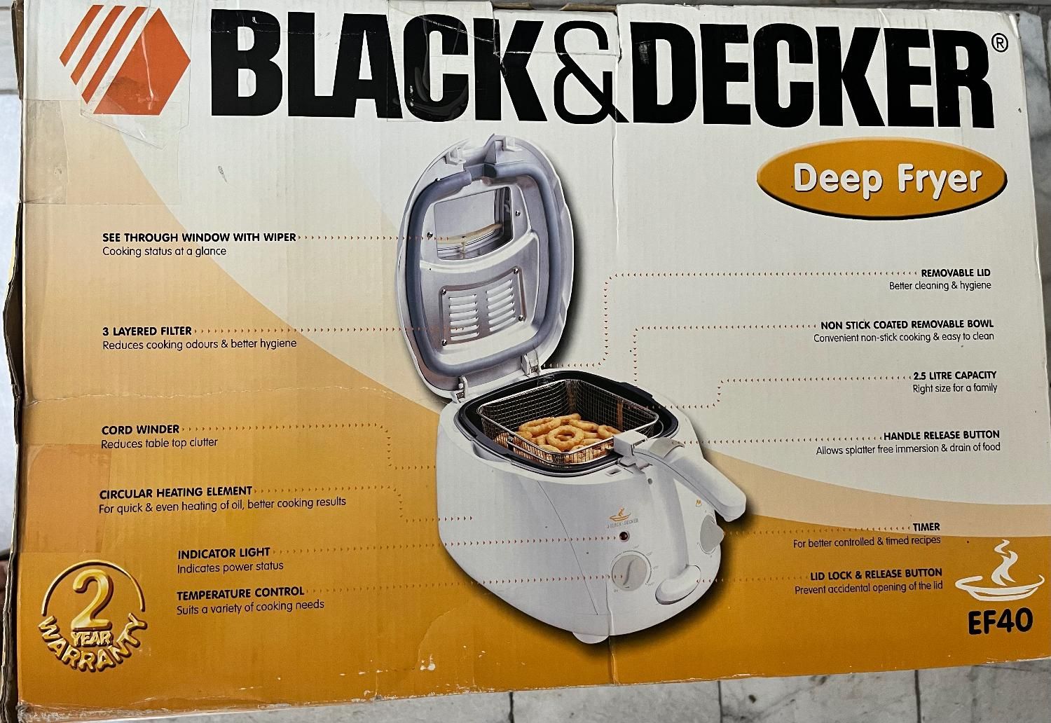 سرخ کن بلک انددکر (BLACK&DECKER) داخل کارتن آکبند|اجاق گاز و لوازم برقی پخت‌وپز|تهران, سعادت‌آباد|دیوار