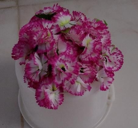 سه دسته گل بسیا زیبا|گل مصنوعی|سنندج, |دیوار