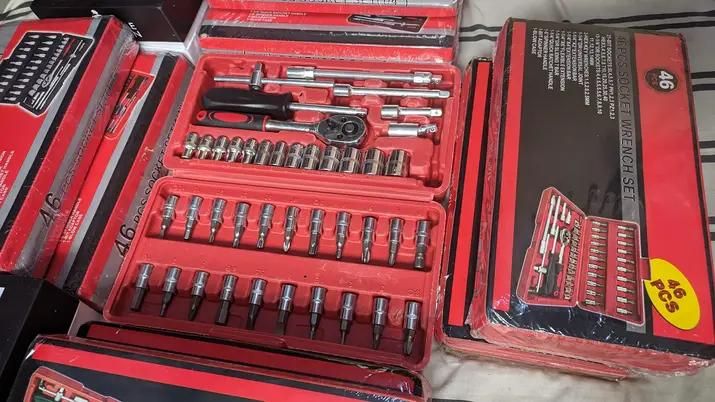 همه ابزارای کاربردی یه‌جا/جعبه بکس ۴۶پارچ/TotalFix|ابزارآلات|برازجان, |دیوار