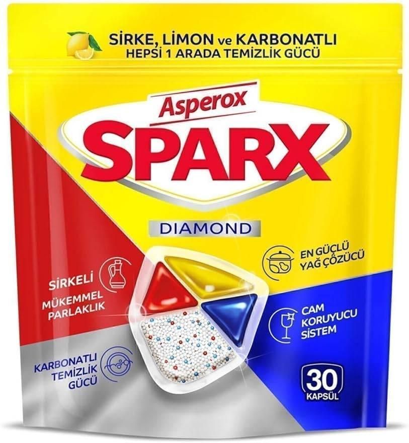 قرص ماشین ظرفشویی 30 تایی Sparx  ( تولید 2024/09 )|مواد شوینده و دستمال کاغذی|تهران, جنت‌آباد مرکزی|دیوار