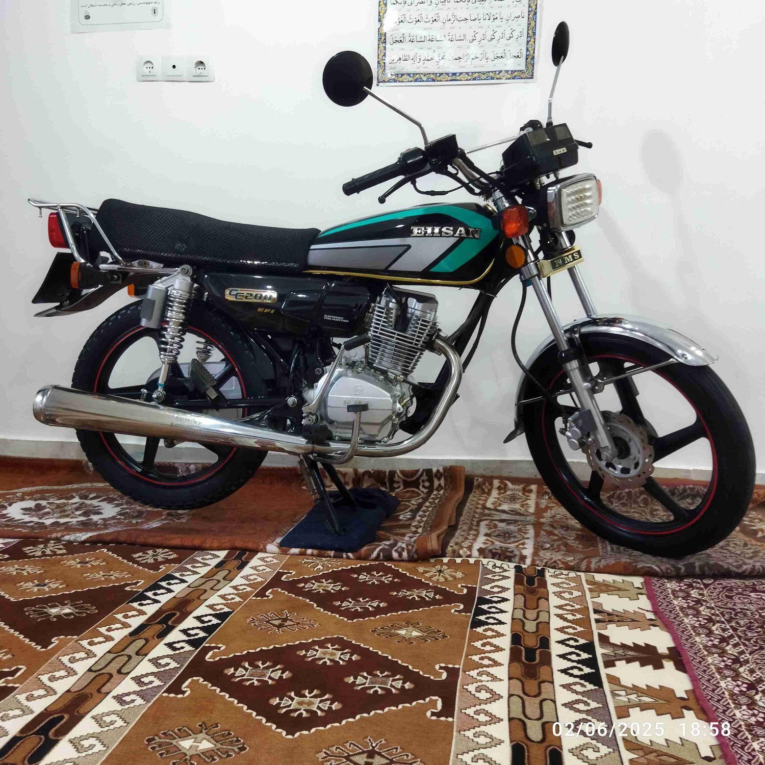 هندا  انژکتور احسان 200 خشک مدل1402|موتورسیکلت|اردبیل, |دیوار