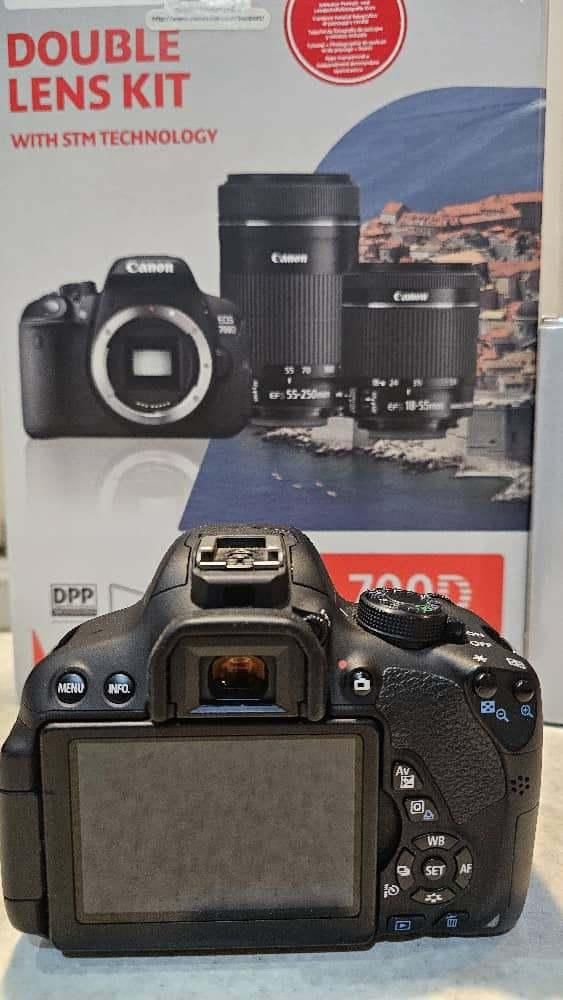 دوربین عکاسی Canon 700D Made in Japan+Kit 2 Lens|دوربین عکاسی و فیلم‌برداری|تهران, یوسف‌آباد|دیوار