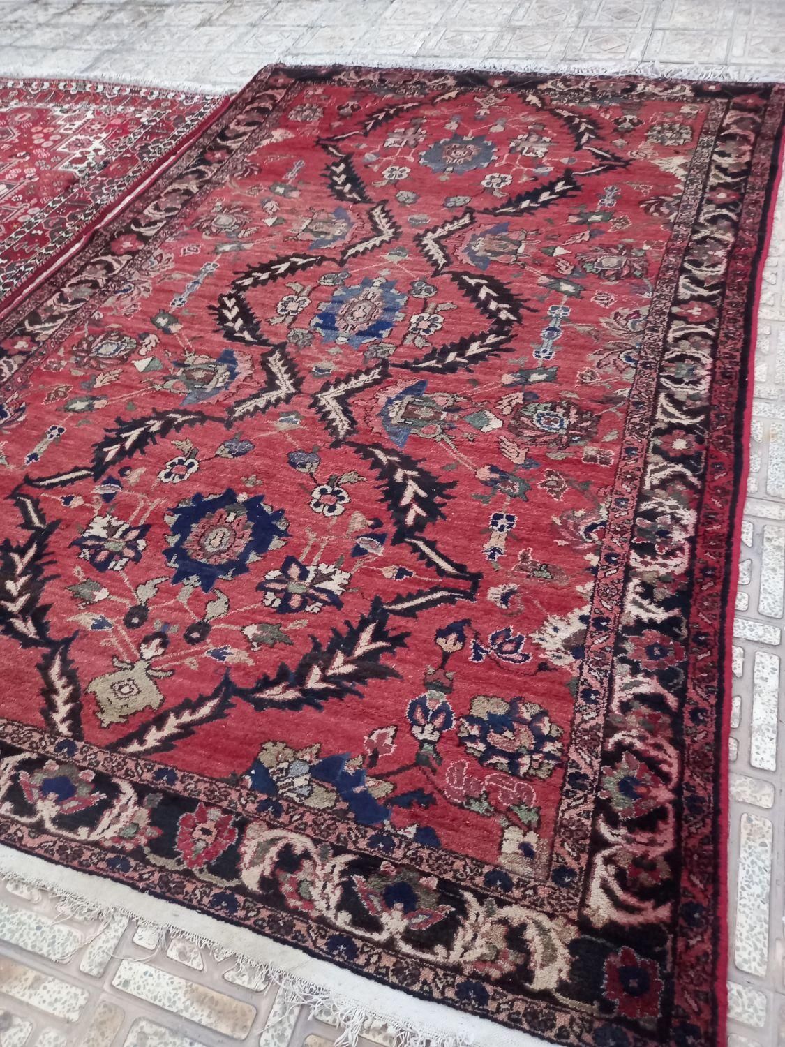۴تخت فرش دستبافت  ۶متری سالم|فرش|مبارکه, |دیوار