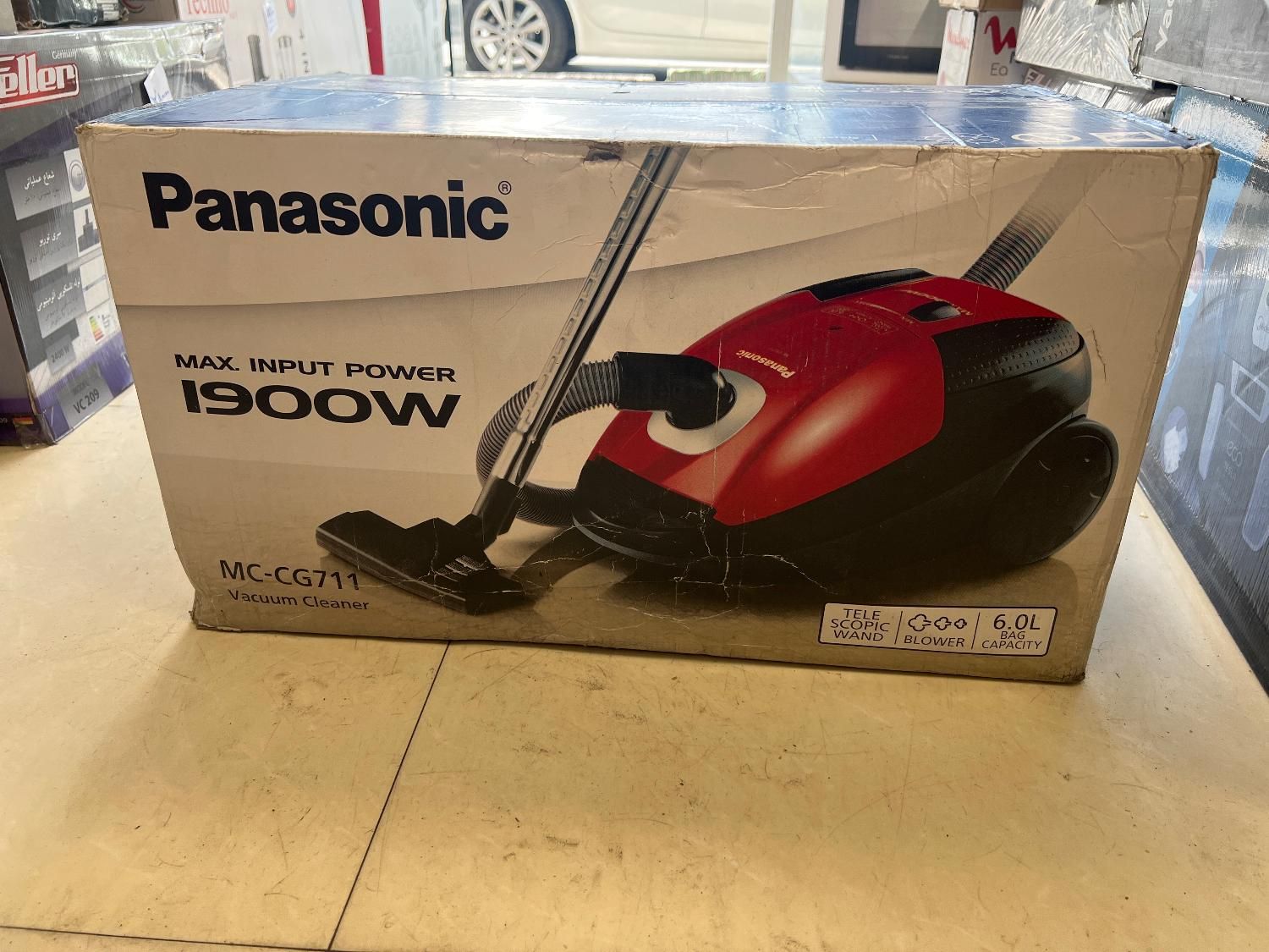 جاروبرقی پاناسونیک مدلMc-CG711 (1900w)|جاروبرقی، جارو شارژی، بخارشو|تهران, یاخچی‌آباد|دیوار