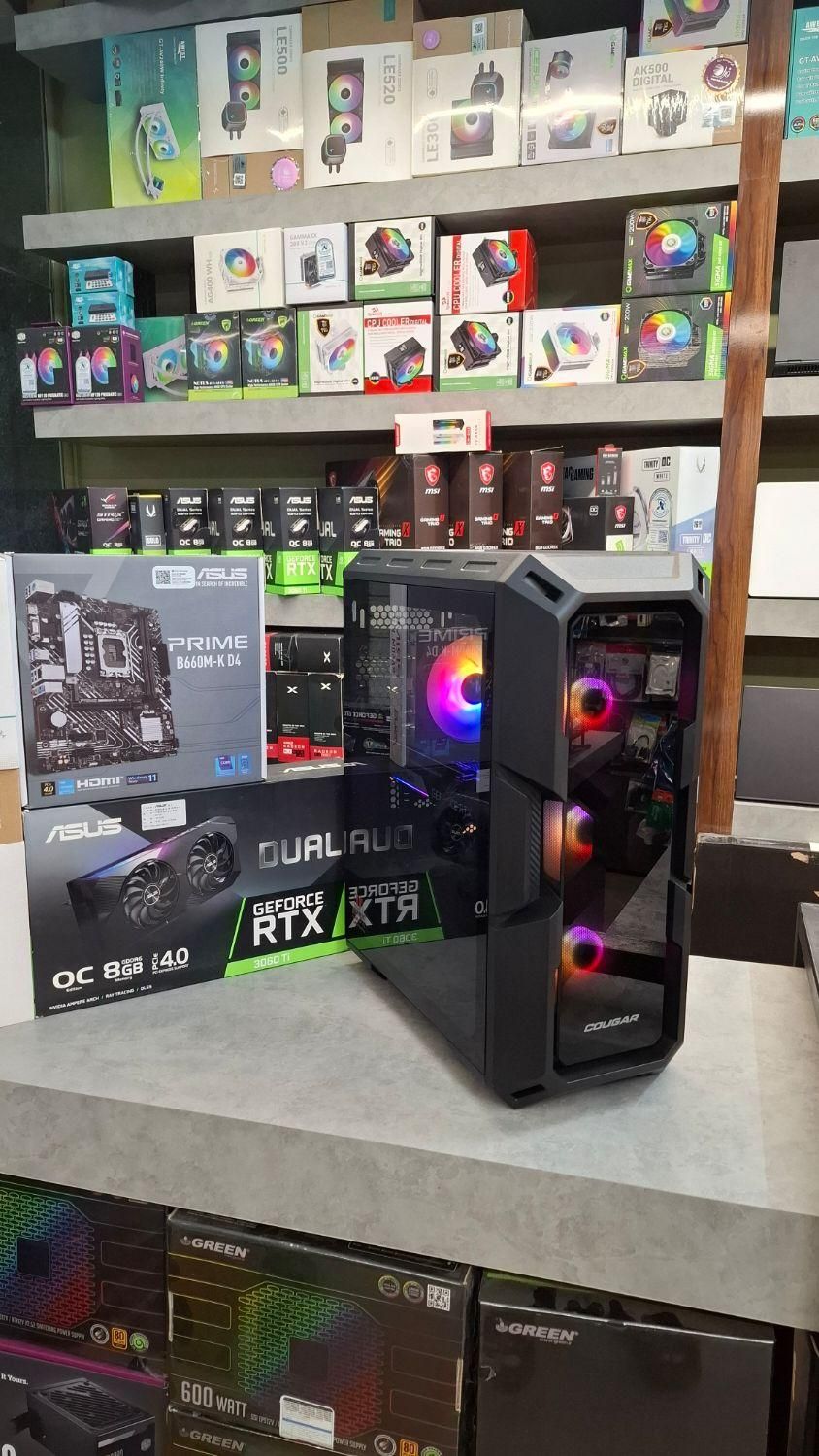 کیس گیمینگ کرای ۵ با ۸ گیگ گرافیک rtx3060ti|رایانه رومیزی|یزد, |دیوار