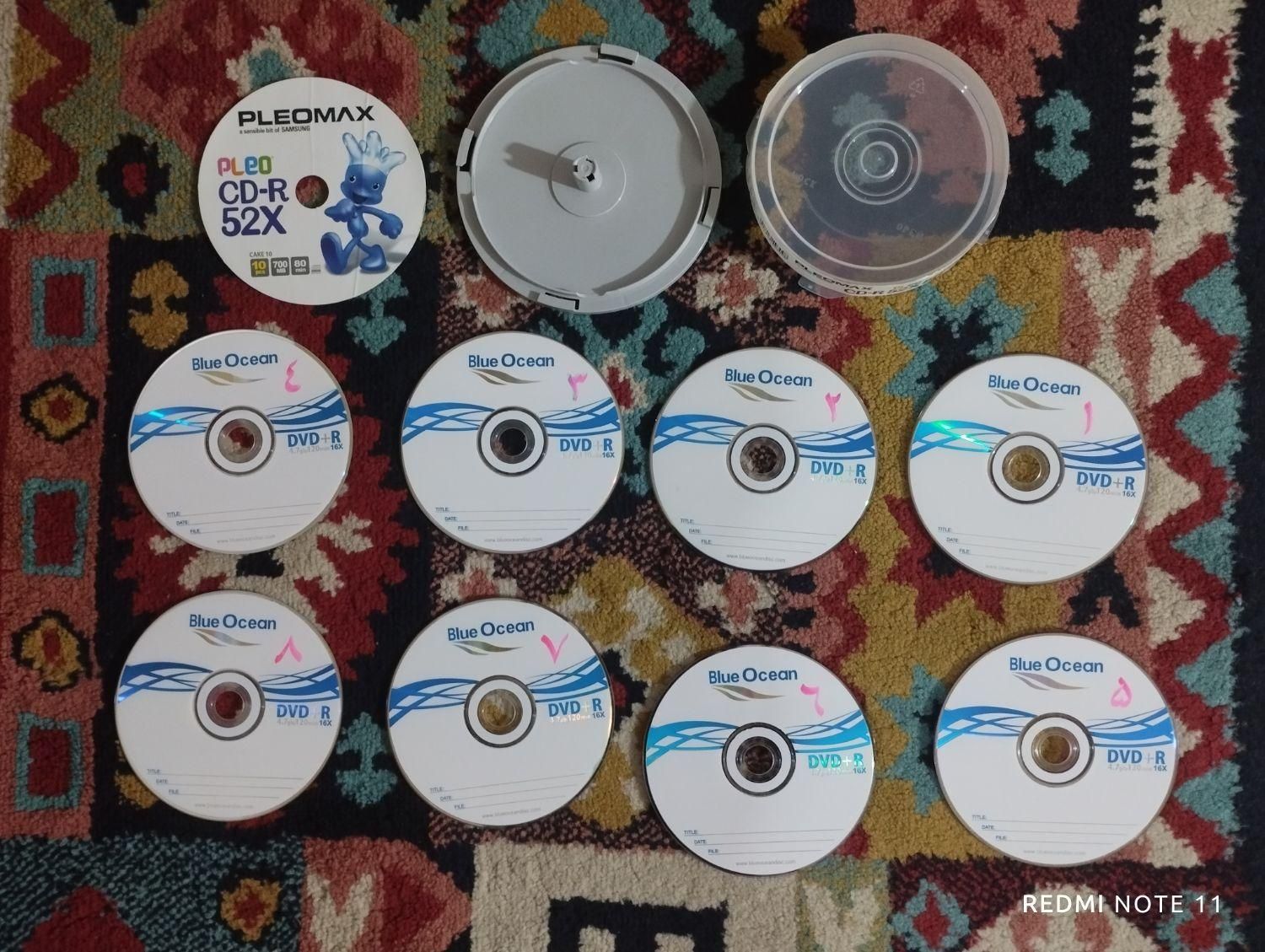 فروش 8 عدد DVD با 2500 آهنگ قدیمی|فیلم و موسیقی|اردبیل, |دیوار