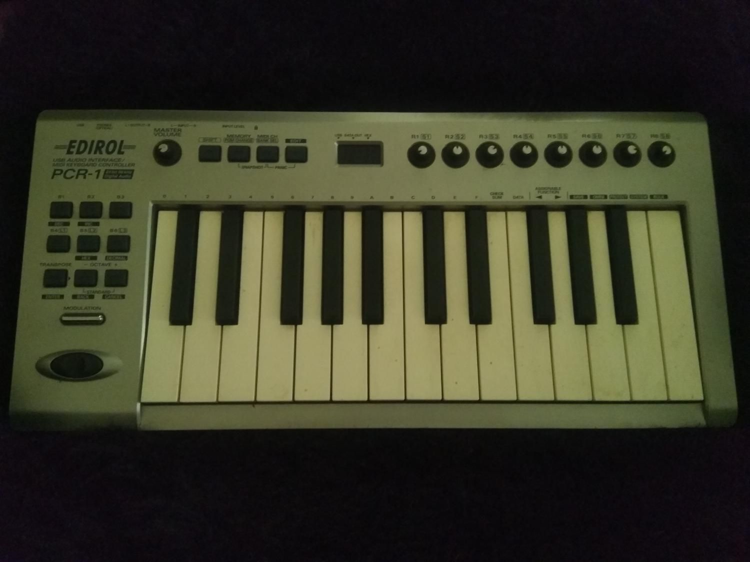 midi controller edirol PCR-1|پیانو، کیبورد، آکاردئون|تهران, شاهین|دیوار