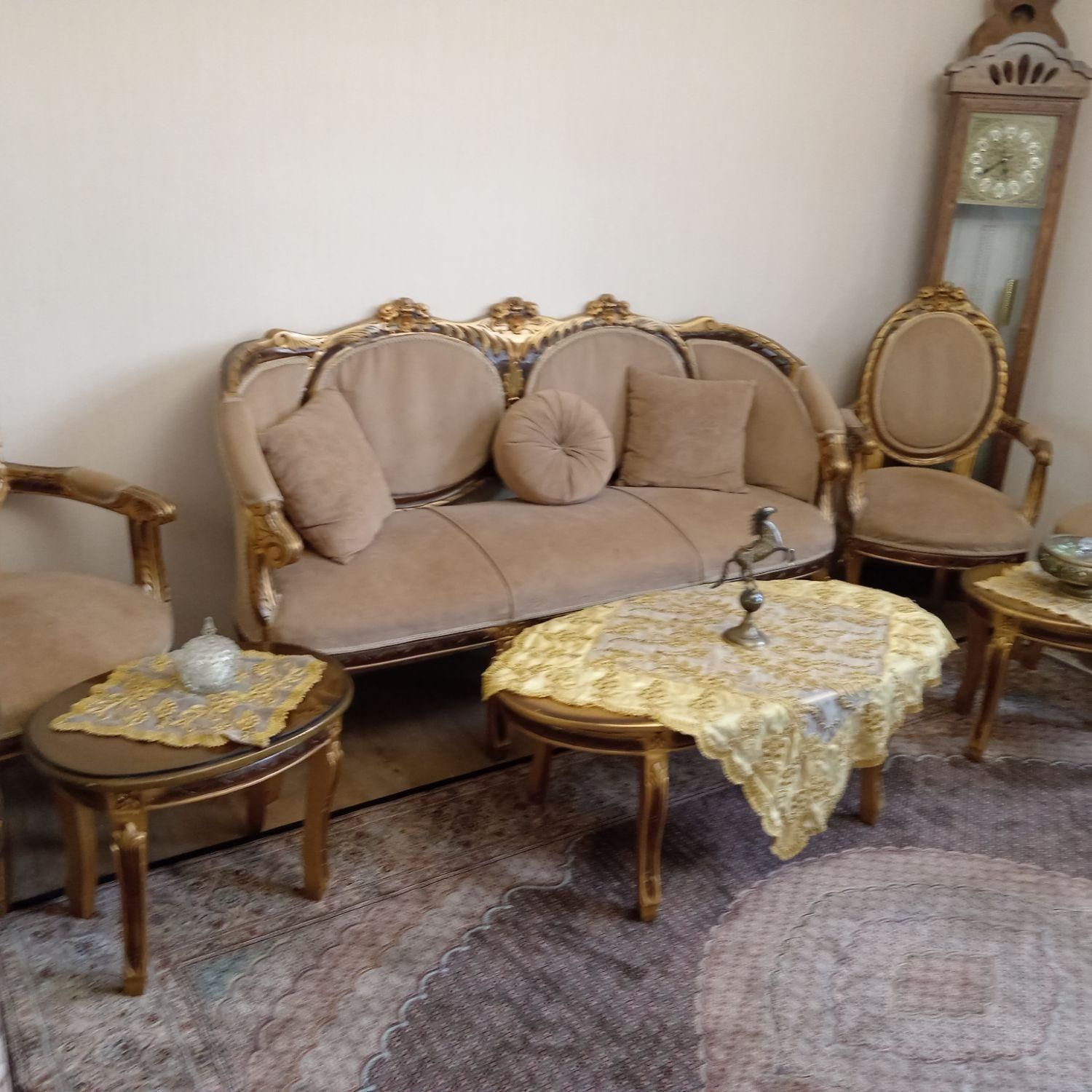 مبلمان استیل  13 نفره|مبلمان خانگی و میز عسلی|تهران, شهر زیبا|دیوار