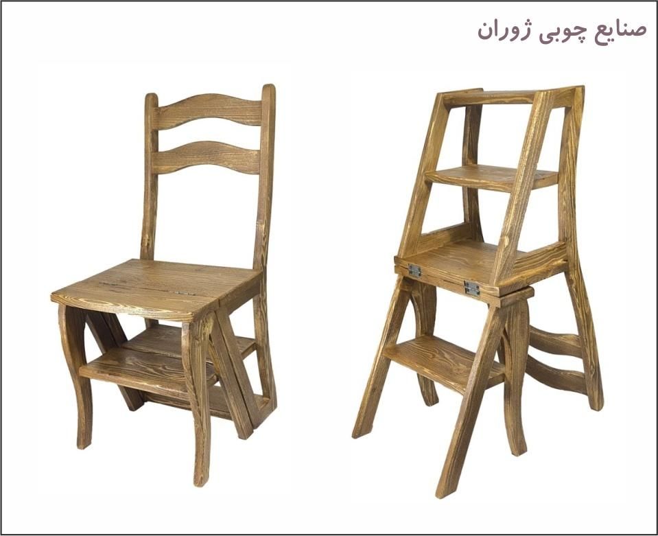 صندلی نردبان شو ، چهار پله ، سندبلاست شده ، محکم|صندلی و نیمکت|تهران, تجریش|دیوار