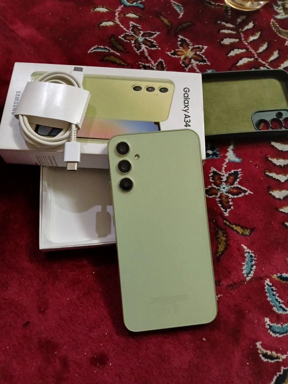 سامسونگ Galaxy A34 با حافظهٔ ۲۵۶ گیگابایت|موبایل|تهران, آذری|دیوار