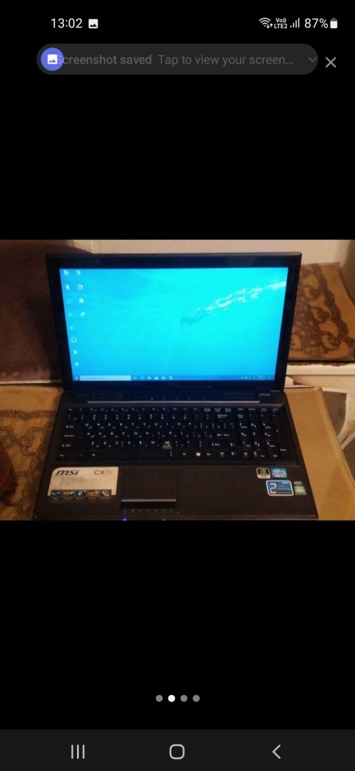 لپ تاپ msi مدل cx61|رایانه همراه|اردبیل, |دیوار