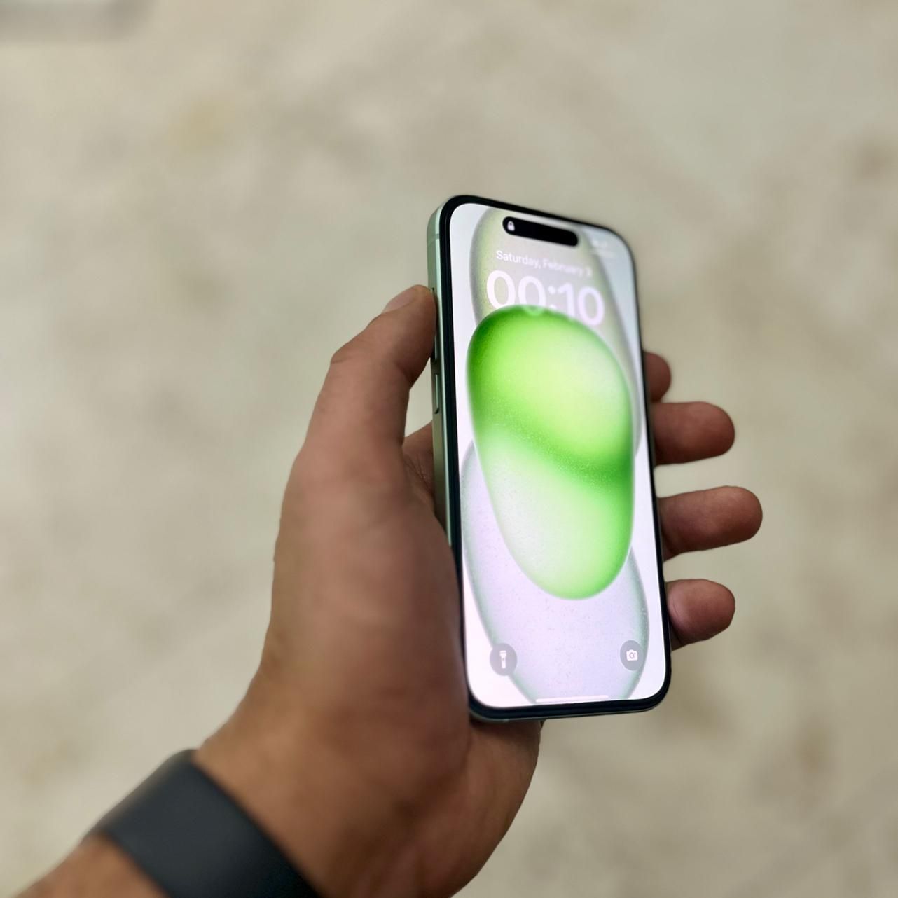 اپل iPhone 15 با حافظهٔ ۱۲۸ گیگابایت ایفون سبز zaa|موبایل|تهران, یوسف‌آباد|دیوار